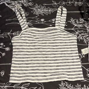 Striped crop top